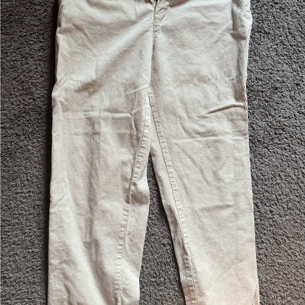 Cream Corduroy Pants